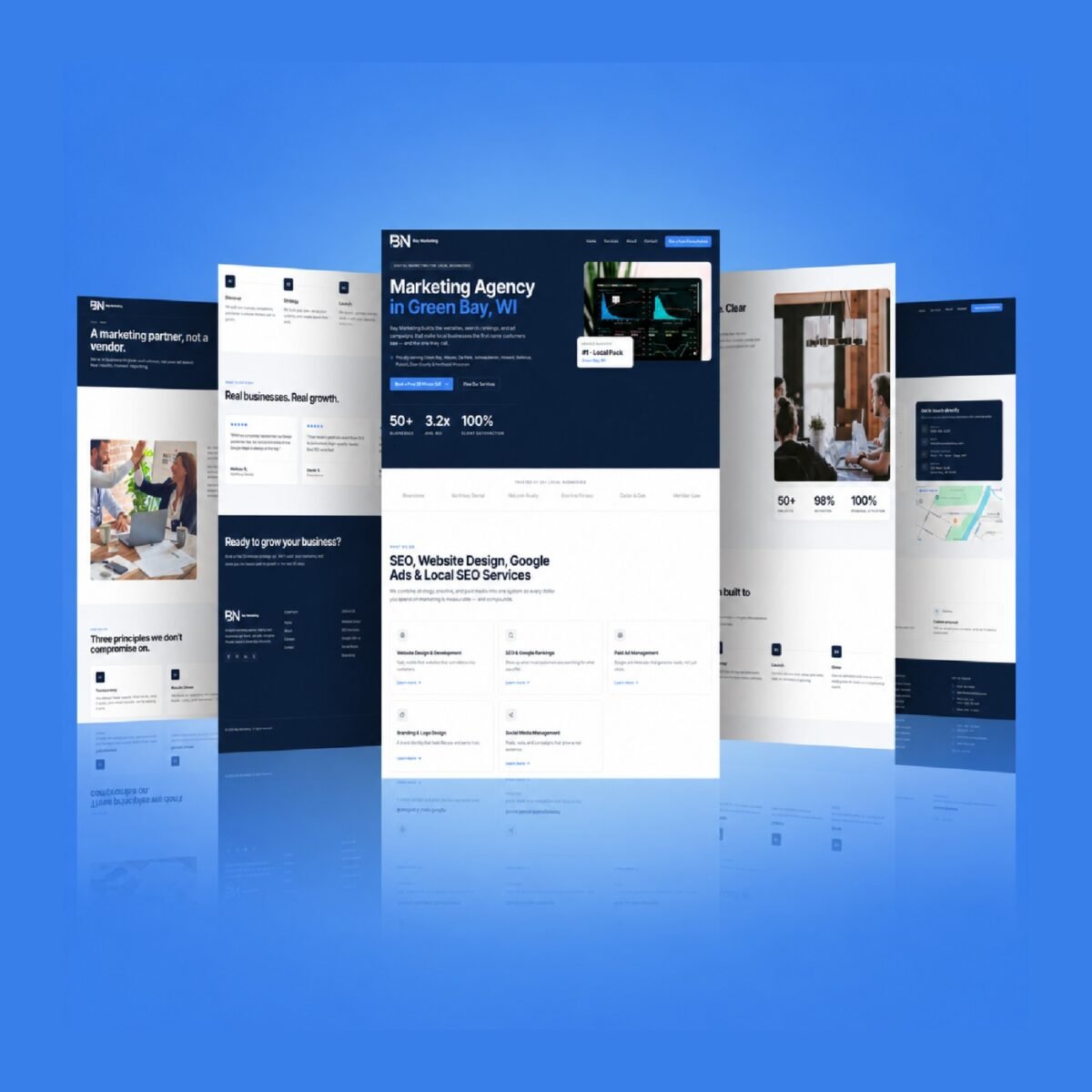 BN Bay Marketing: Green Bay Marketing Agency Website