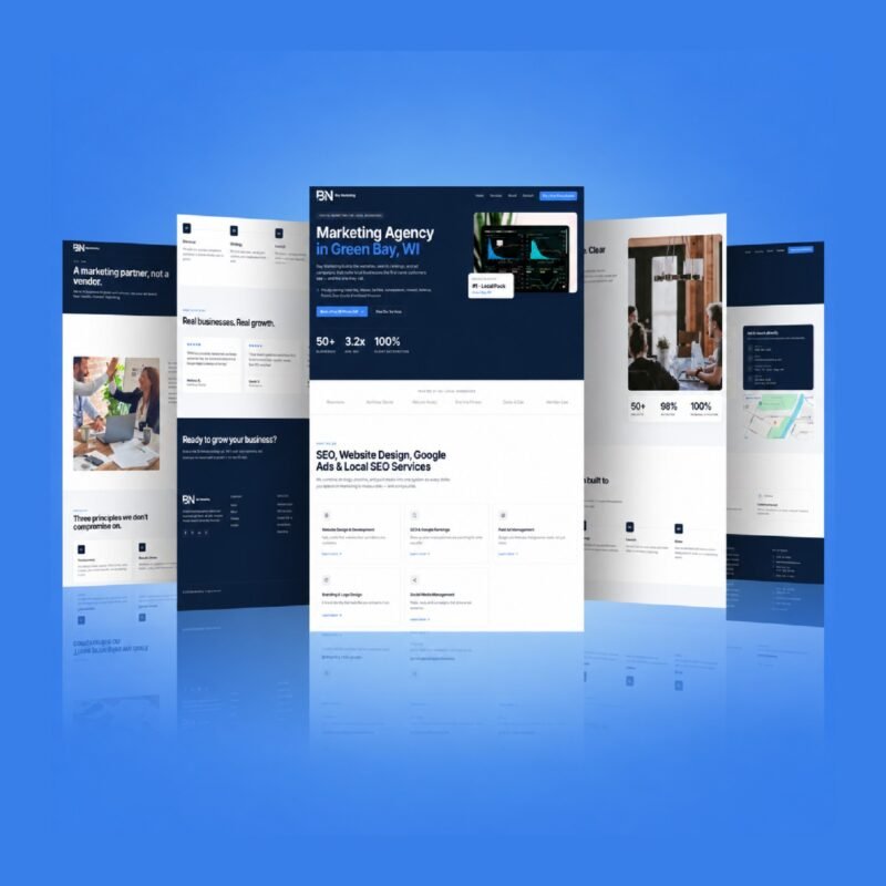 BN Bay Marketing: Green Bay Marketing Agency Website
