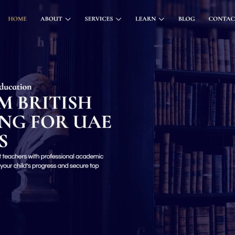 Princeps Education: Online Tutoring Website
